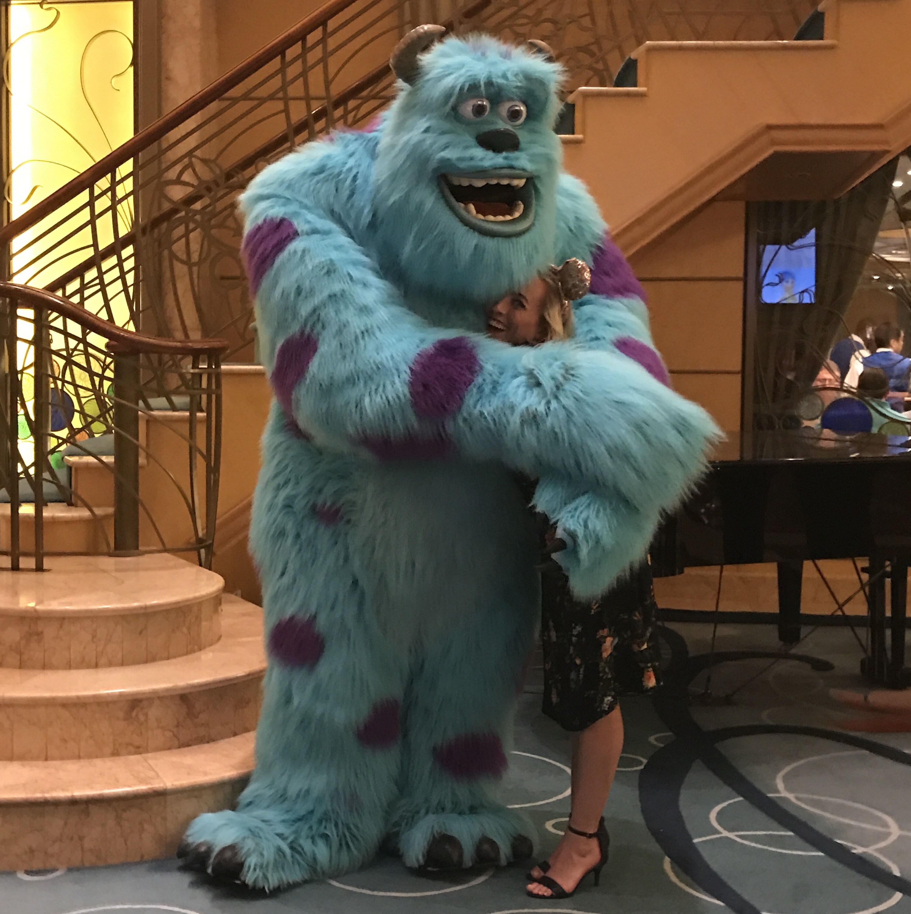 Sulley and Oh My Disney Host Michelle Lema on the Disney Wonder