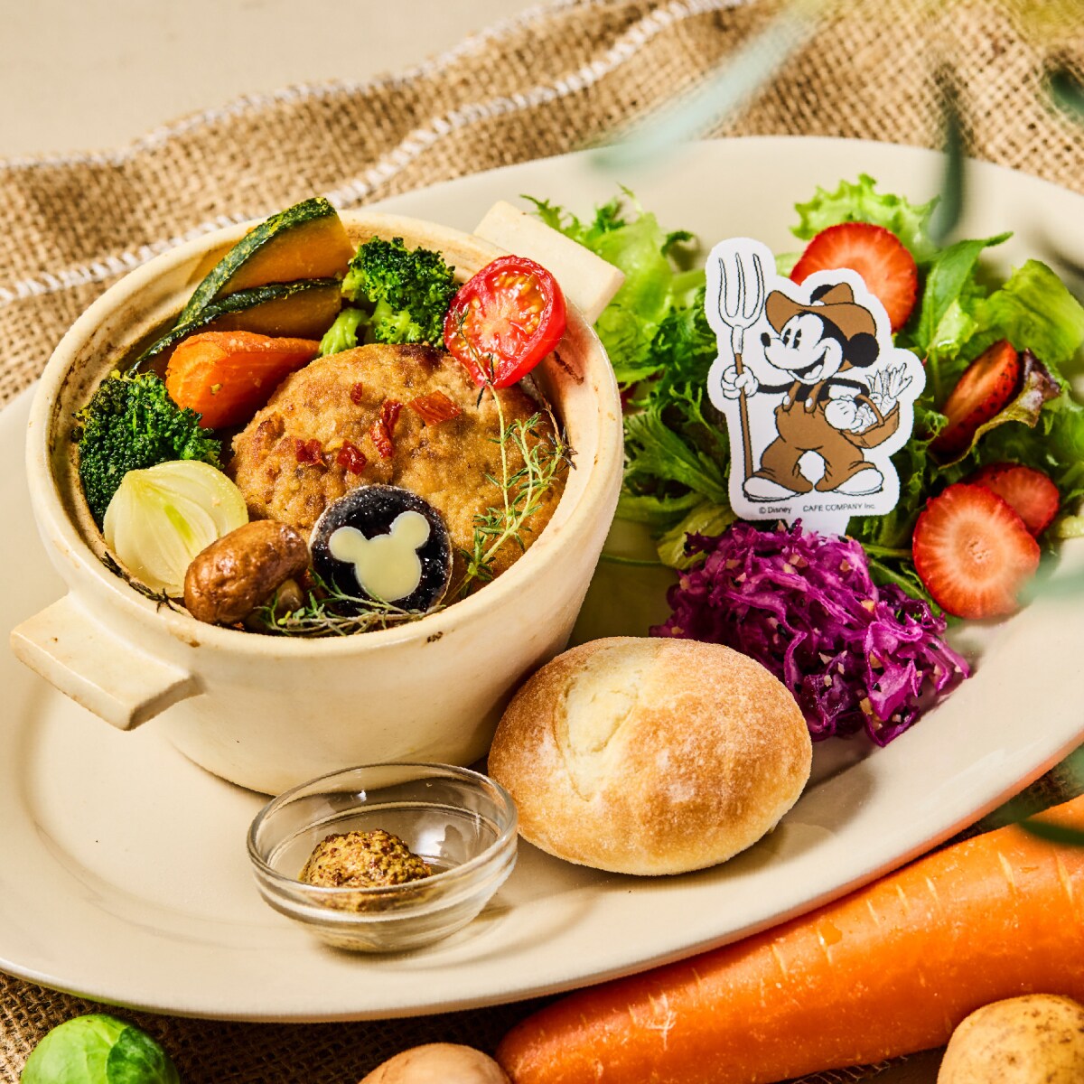 〜農園主のごちそう飯〜 あっつあつ！！ハンバーグとたっぷり野菜の農園ポトフ＜Mickey＞