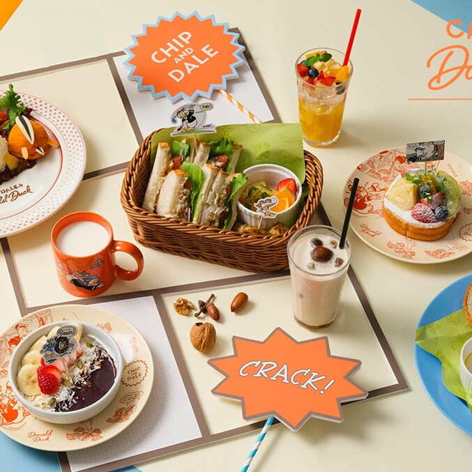 チップとデール＆ドナルドのスペシャルカフェが11月17日 (金