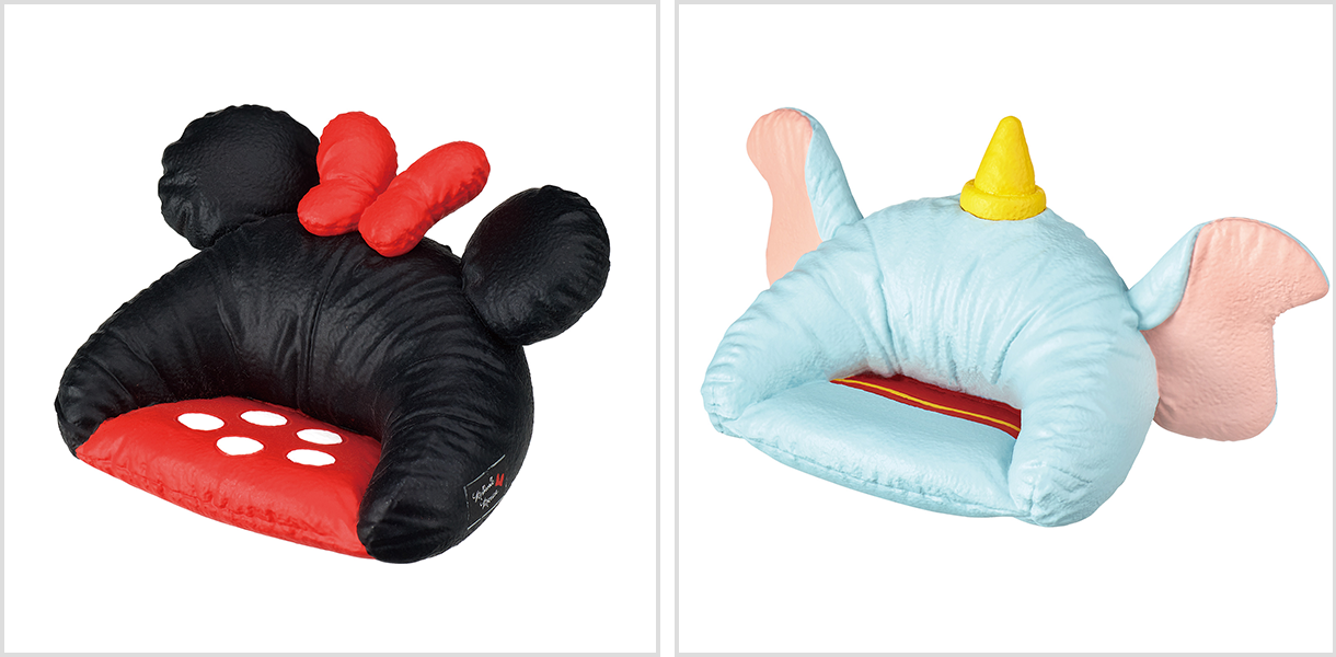 タカラトミーアーツ カプセルトイ ディズニーキャラクター ふかふかビッグクッション ガチャ (R) コレクション ミニーマウス、ダンボ