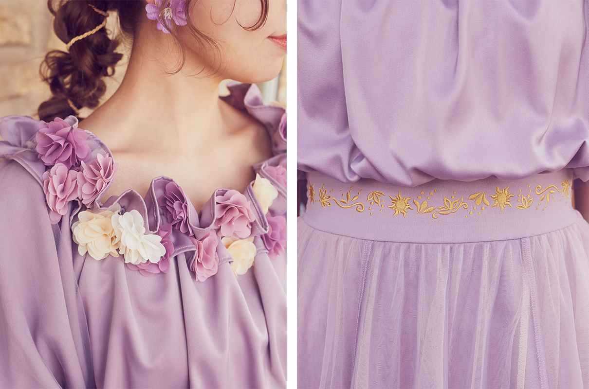 Maison de FLEUR × あいにゃん / Disney collection『塔の上のラプンツェル』Rapunzel/ワンピース