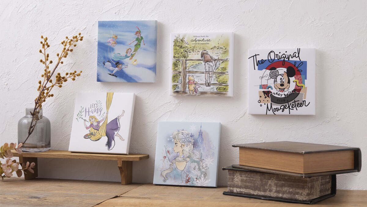 【フラットガシャポン】Disney Paper Canvas