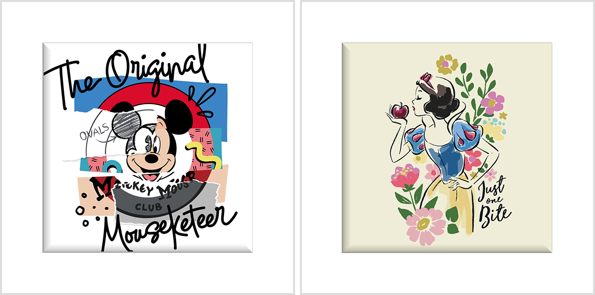 【フラットガシャポン】Disney Paper Canvas