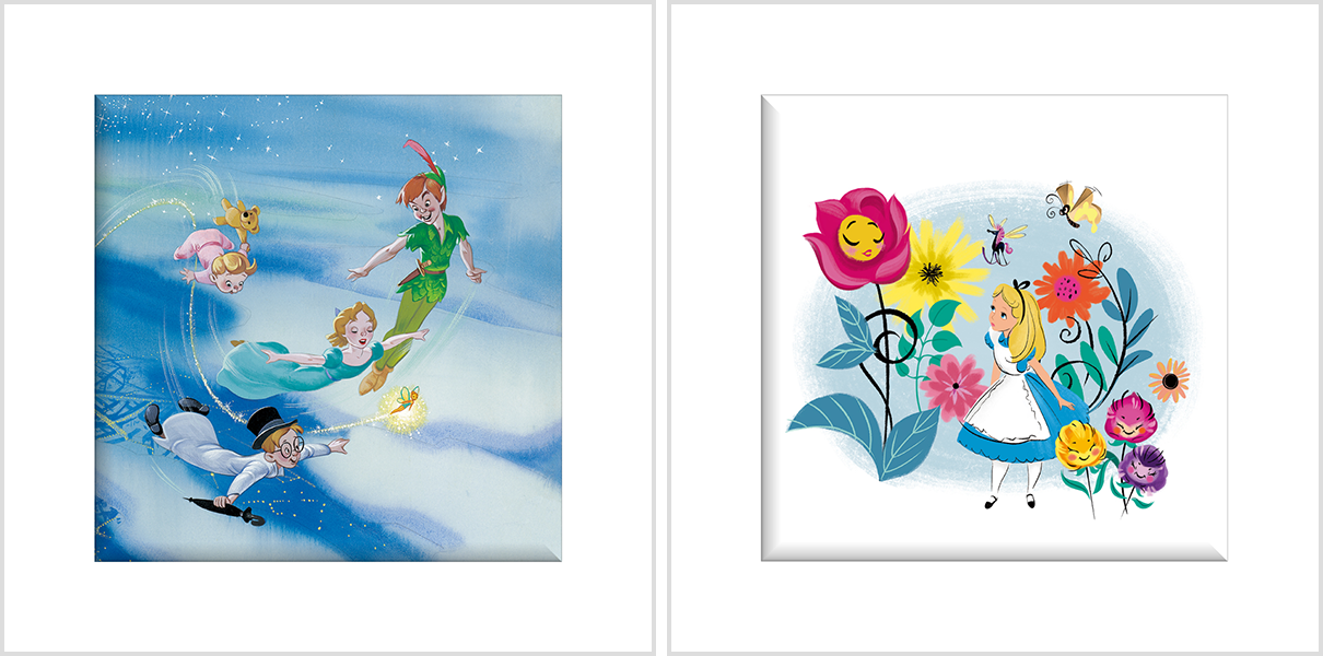【フラットガシャポン】Disney Paper Canvas