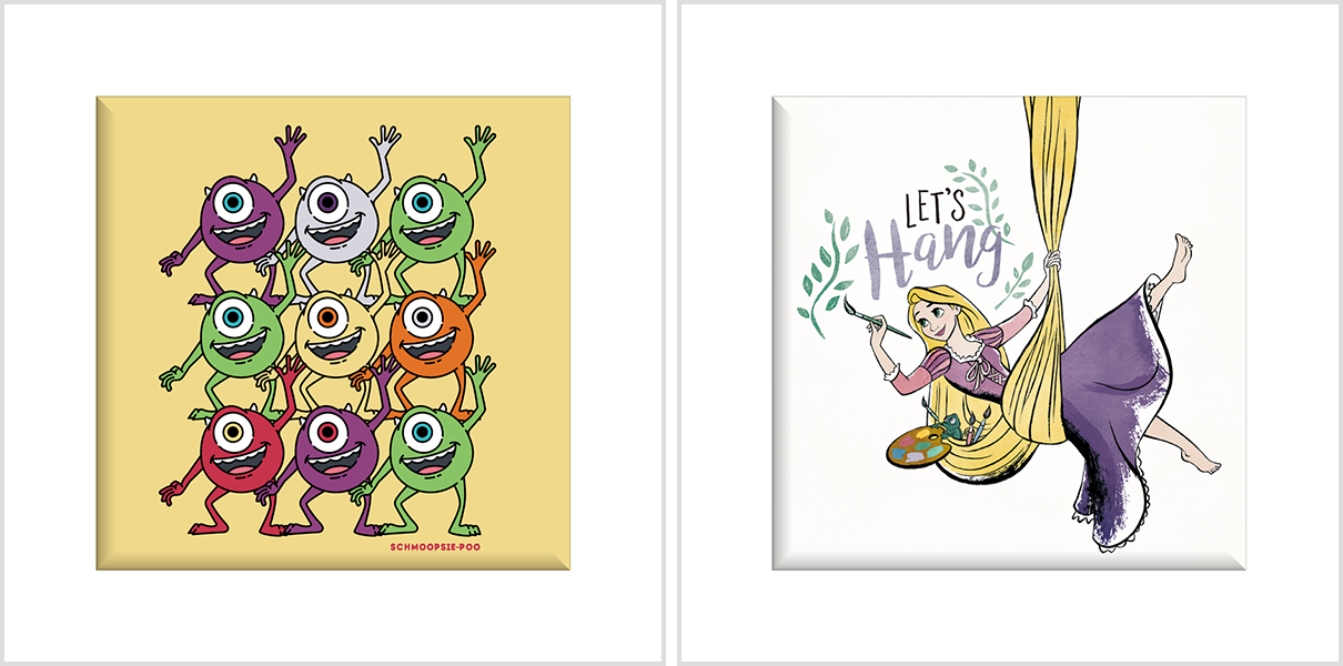 【フラットガシャポン】Disney Paper Canvas