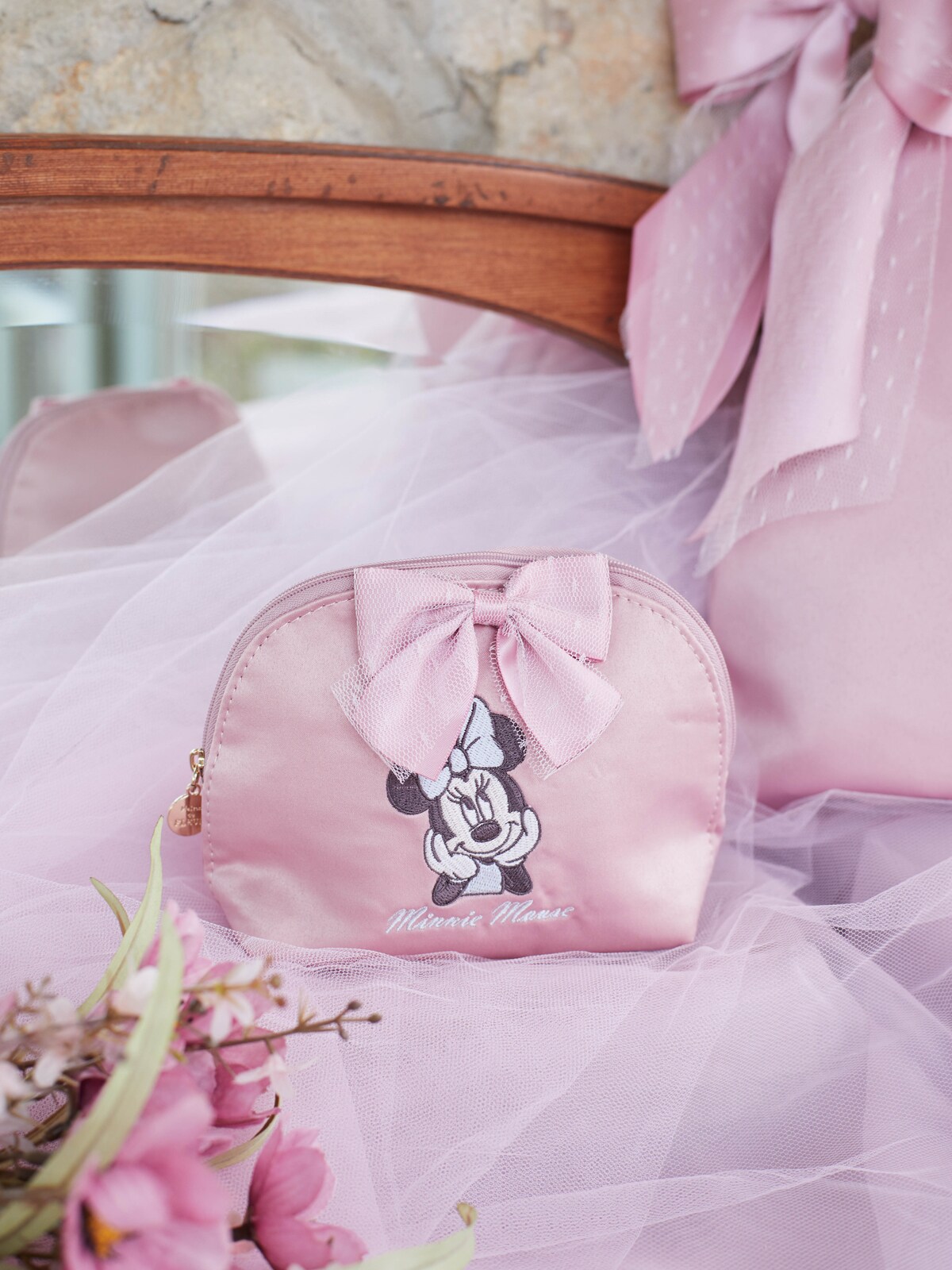 Maison de FLEUR Disney Collection「Minnie Mouse」銀座三越限定カラー ラウンドポーチ