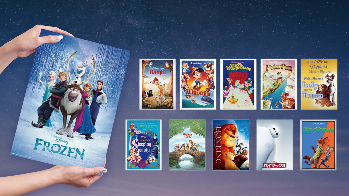 【フラットガシャポン】Disney ポスターコレクション