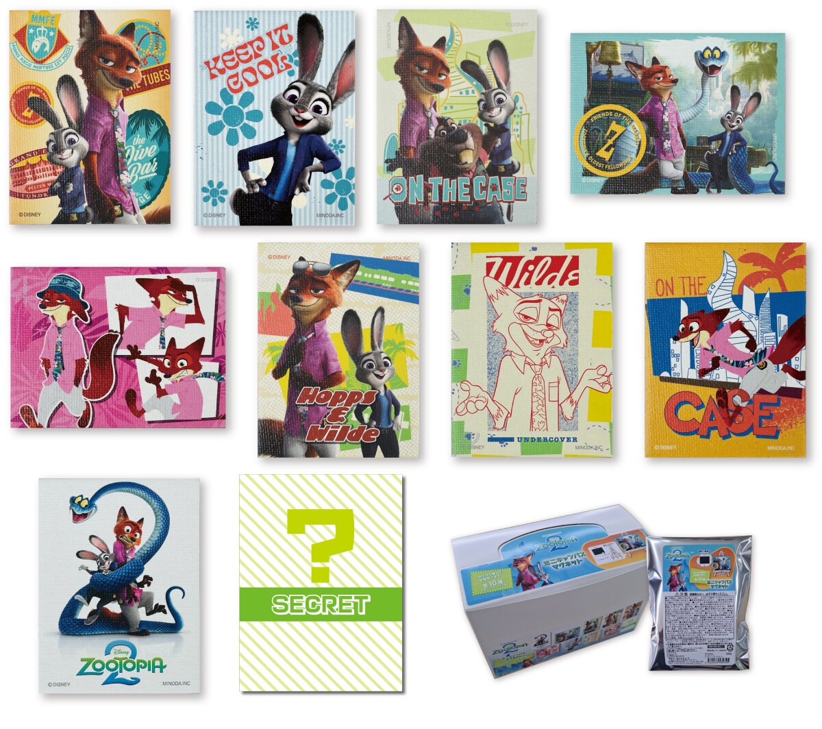 ズートピア2 ミニキャンバスマグネット／DNP