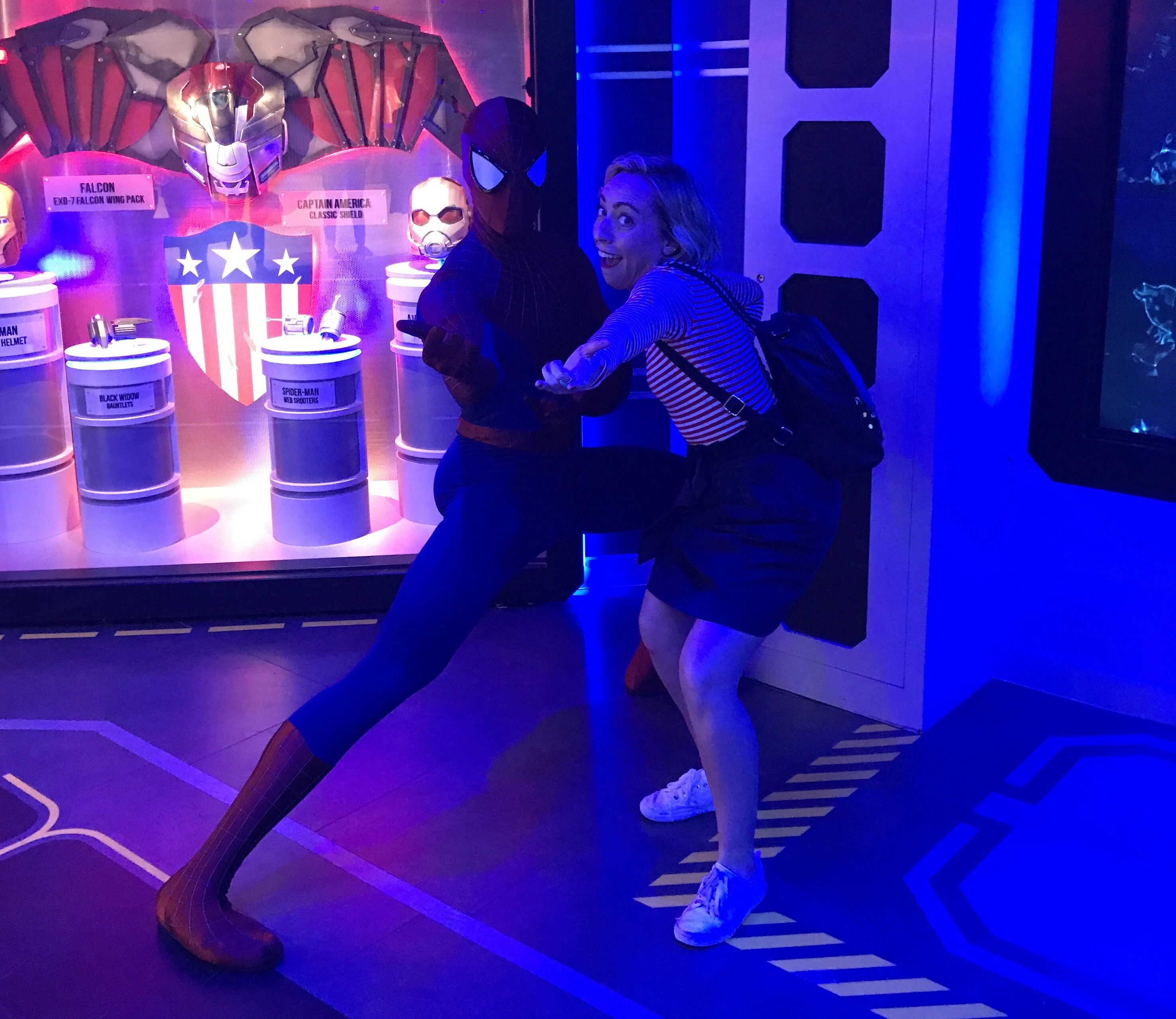 Spider-Man and Oh My Disney Host Michelle Lema on the Disney Wonder