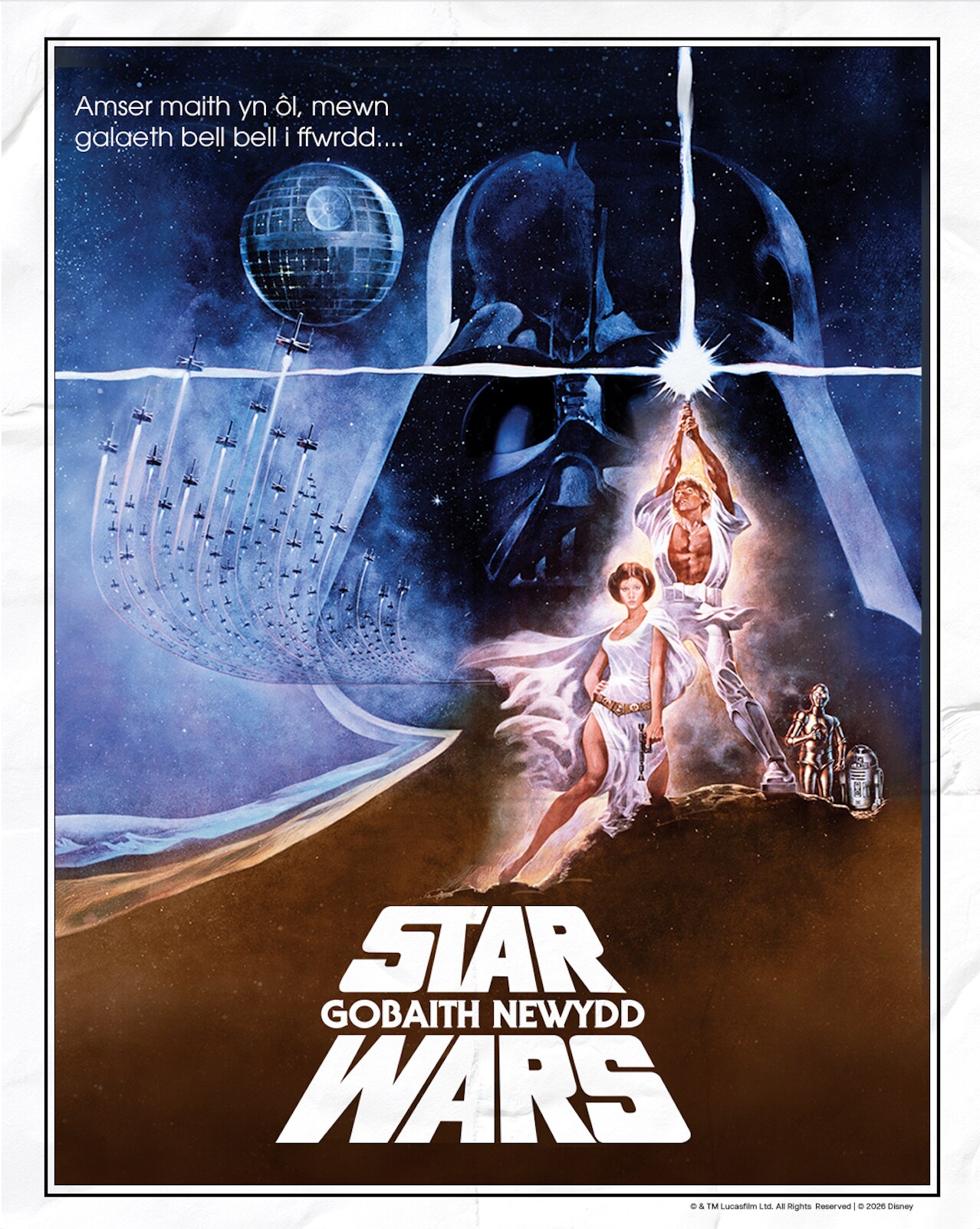Star Wars Welsh Poster