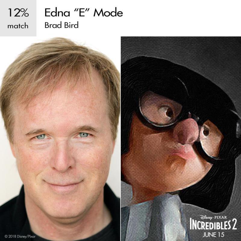 brad bird as edna mode