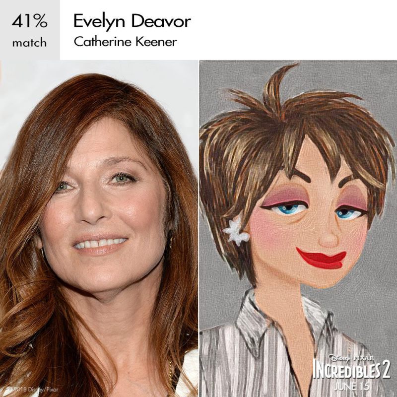 Catherine keener as Evelyn deavor