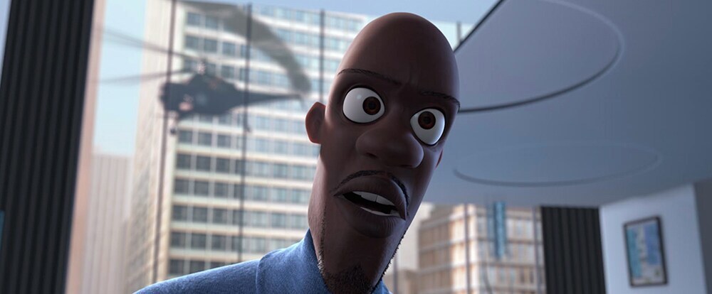 Frozone from the animated movie "The Incredibles"