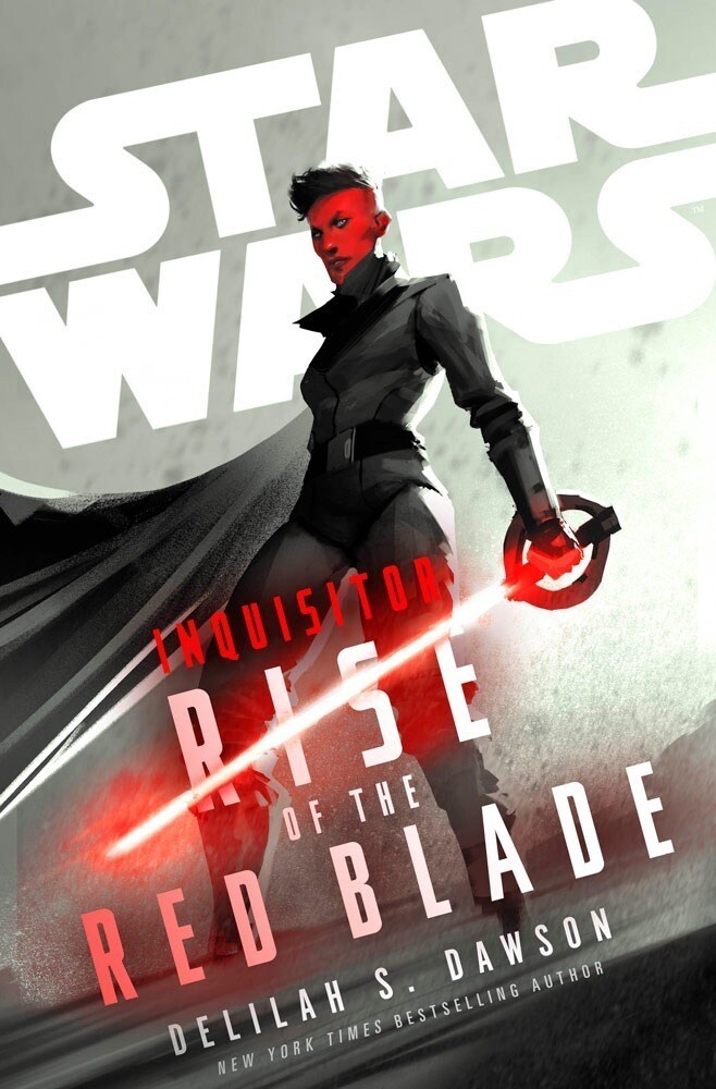Inquisitor Iskat on the cover of Star Wars: Rise of the Red Blade.