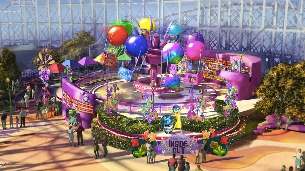 Inside Out Emotional Whirlwind Attraction Concept Art