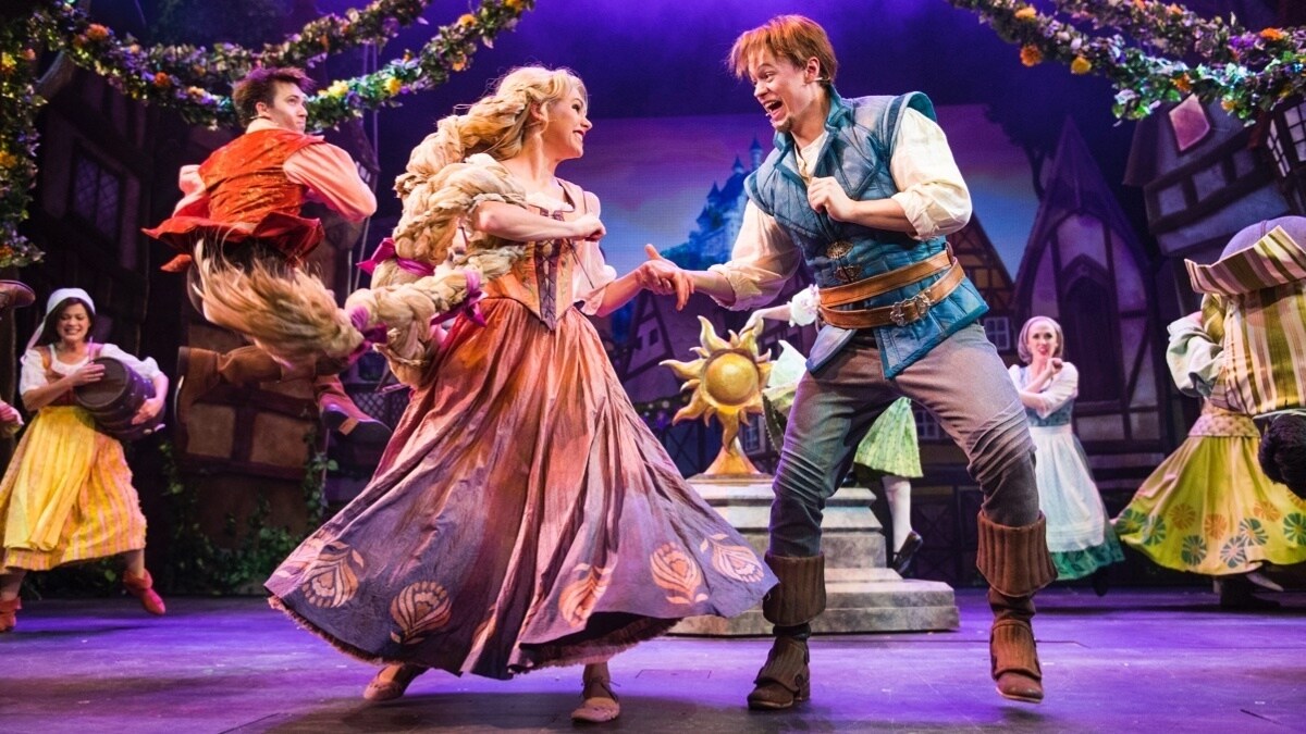 Musical spettacolari con Rapunzel sulle crociere Disney