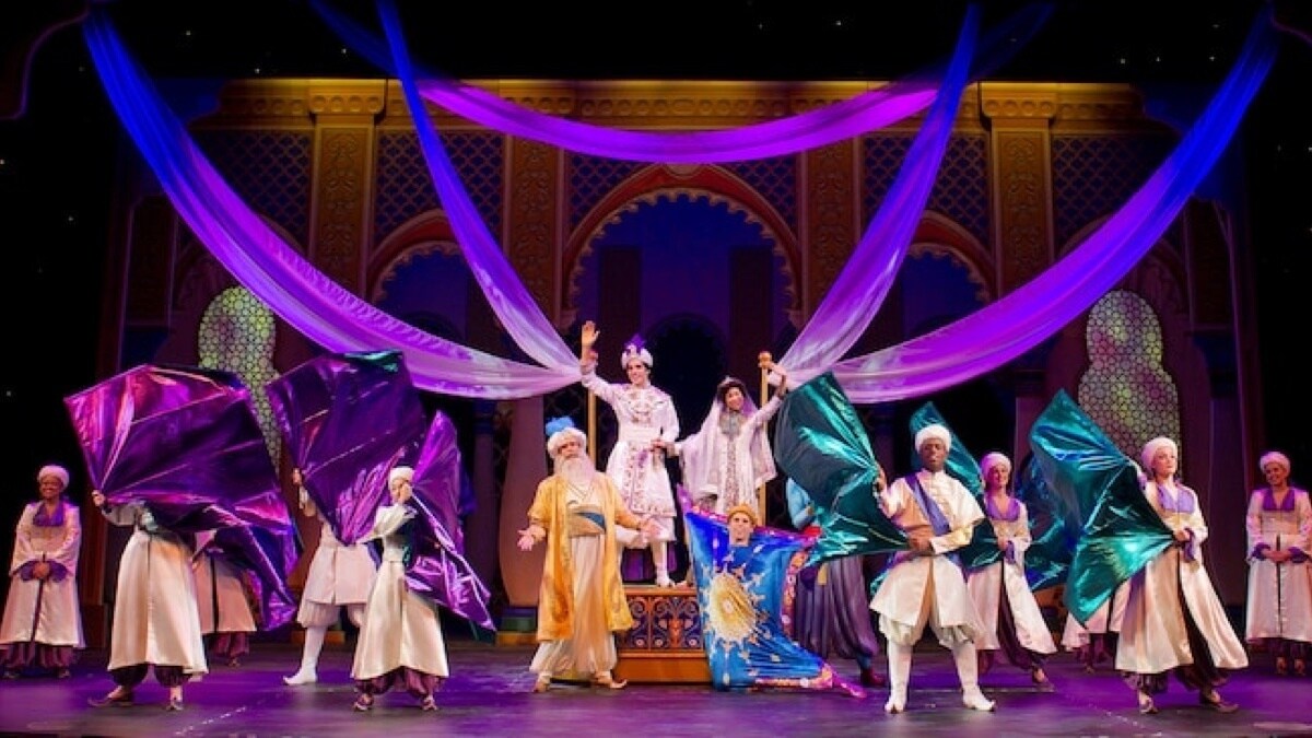 Musical Spettacolari con Disney Aladdin sulle crociere Disney