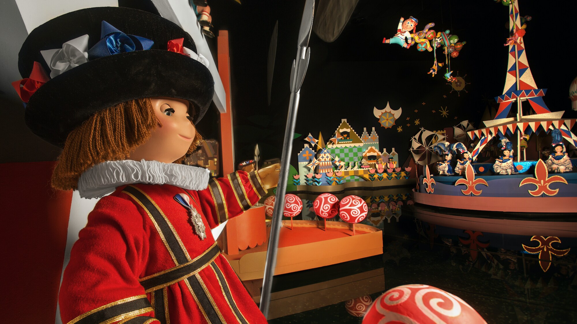 Image of a royal guard from the "it's a small world" ride.