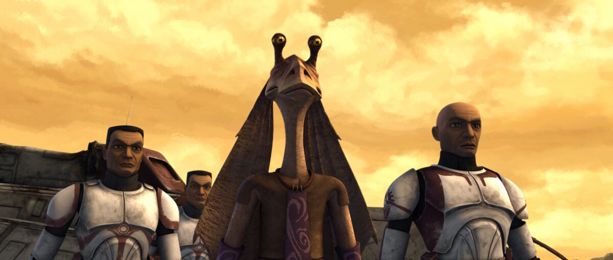 Jar Jar Binks during The Clone Wars