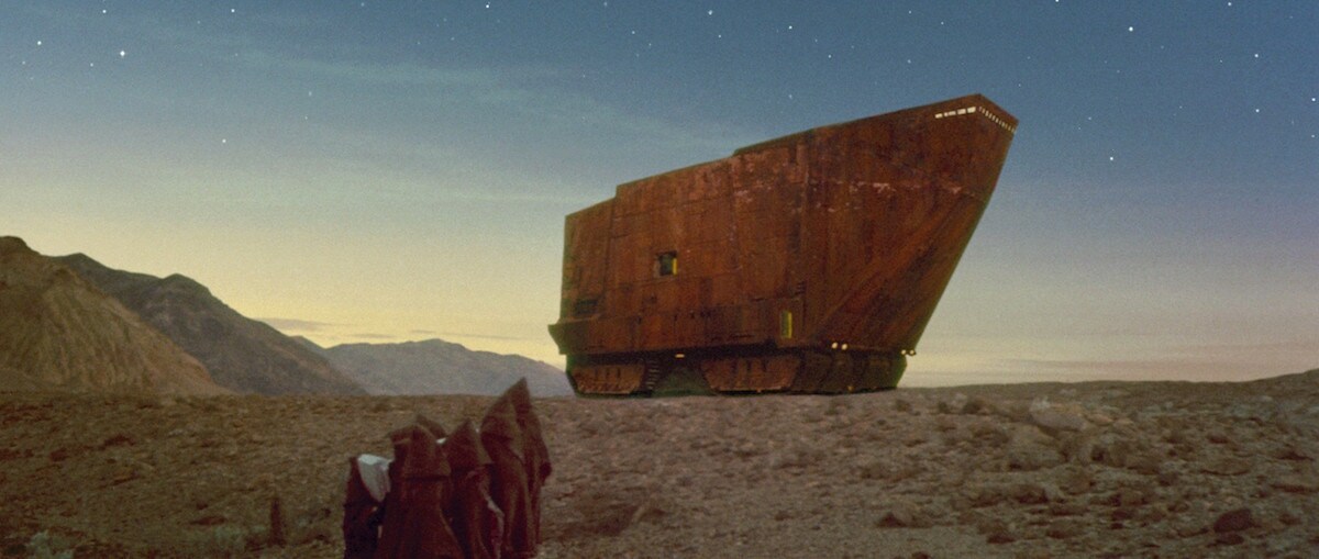 Jawas and the Sandcrawler on Tatooine