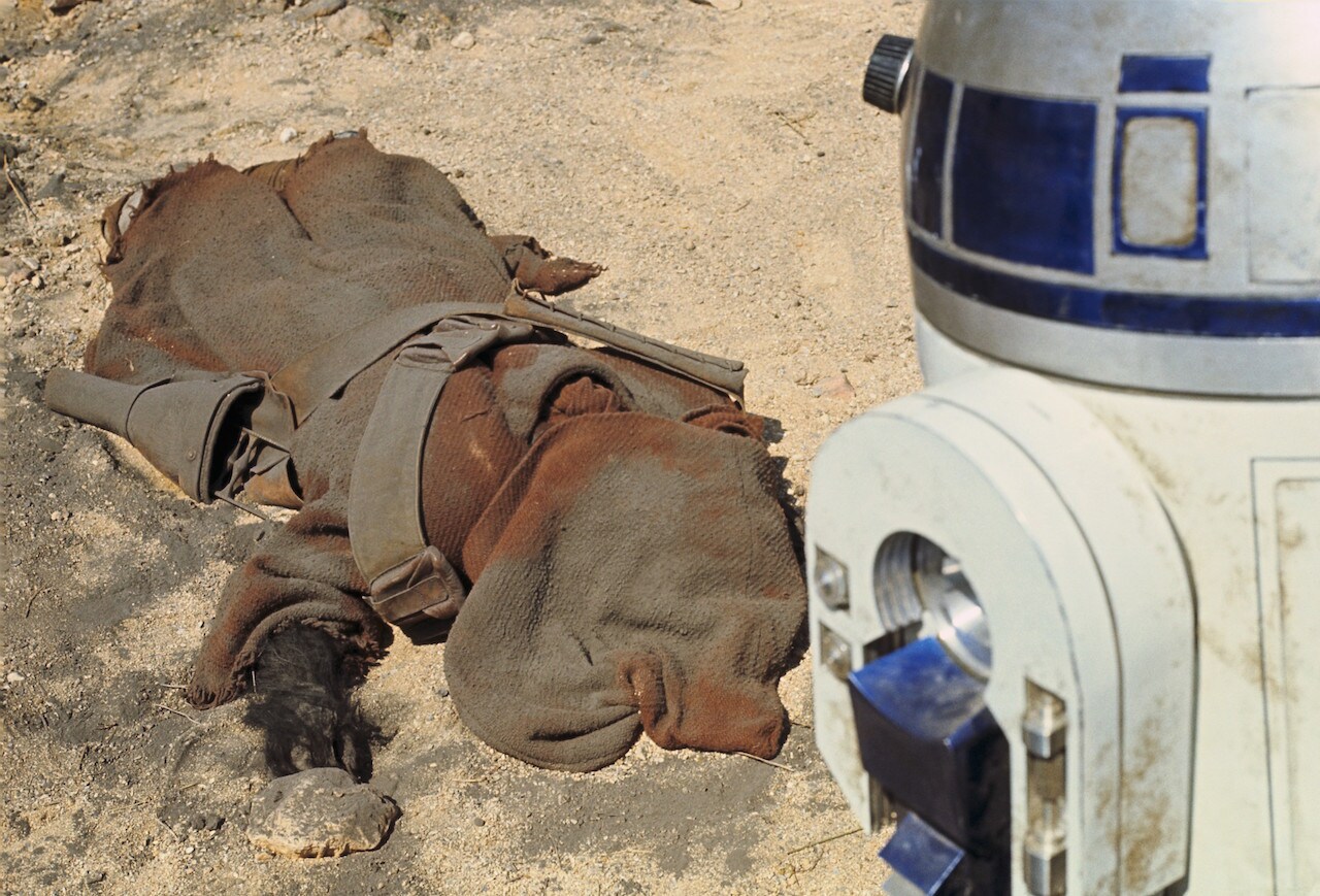 Unfortunately for the Jawas, the Empire’s stormtroopers were searching Tatooine for the missing d...