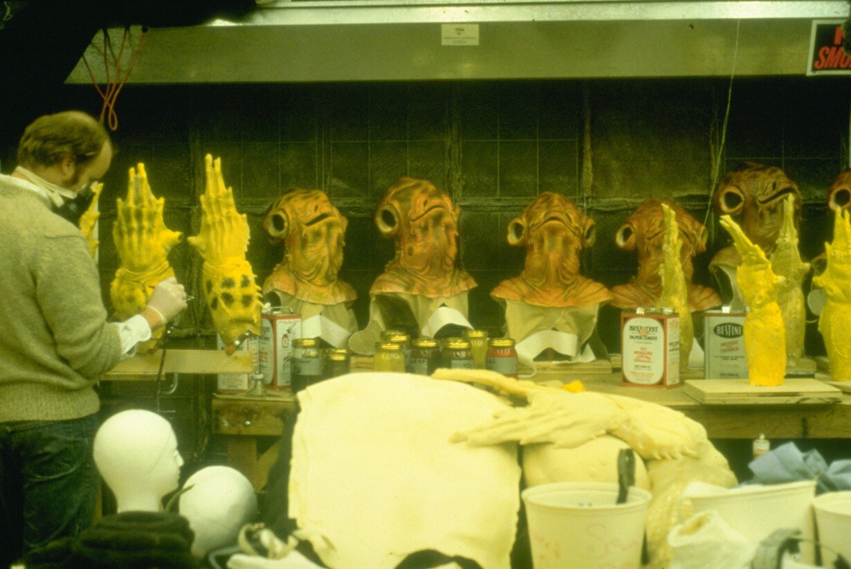 Alien costumes for Jabba's palace