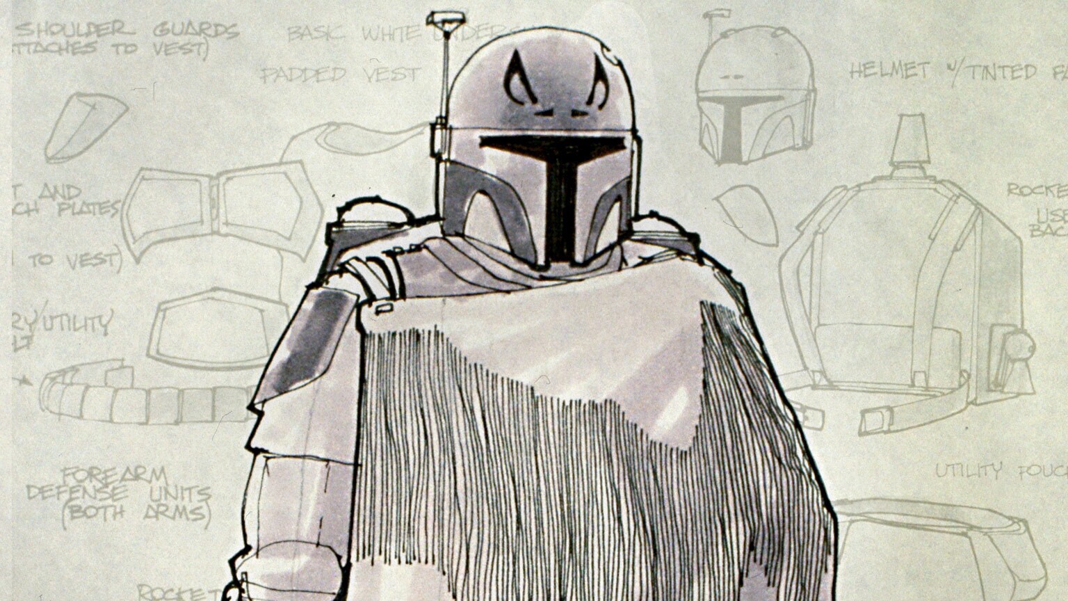 boba fett face drawing