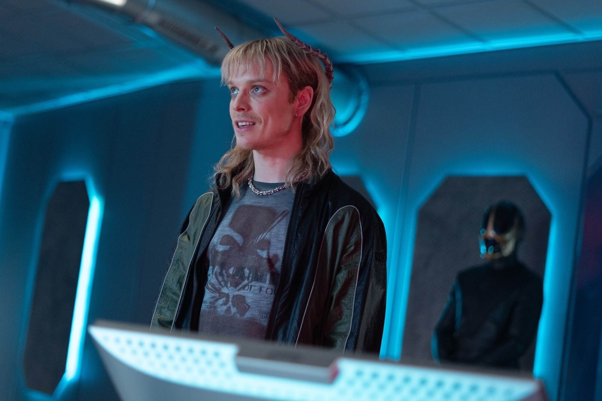 Picture Shows: Kid (Freddie Fox) James Pardon/BBC Studios/Disney/Bad Wolf