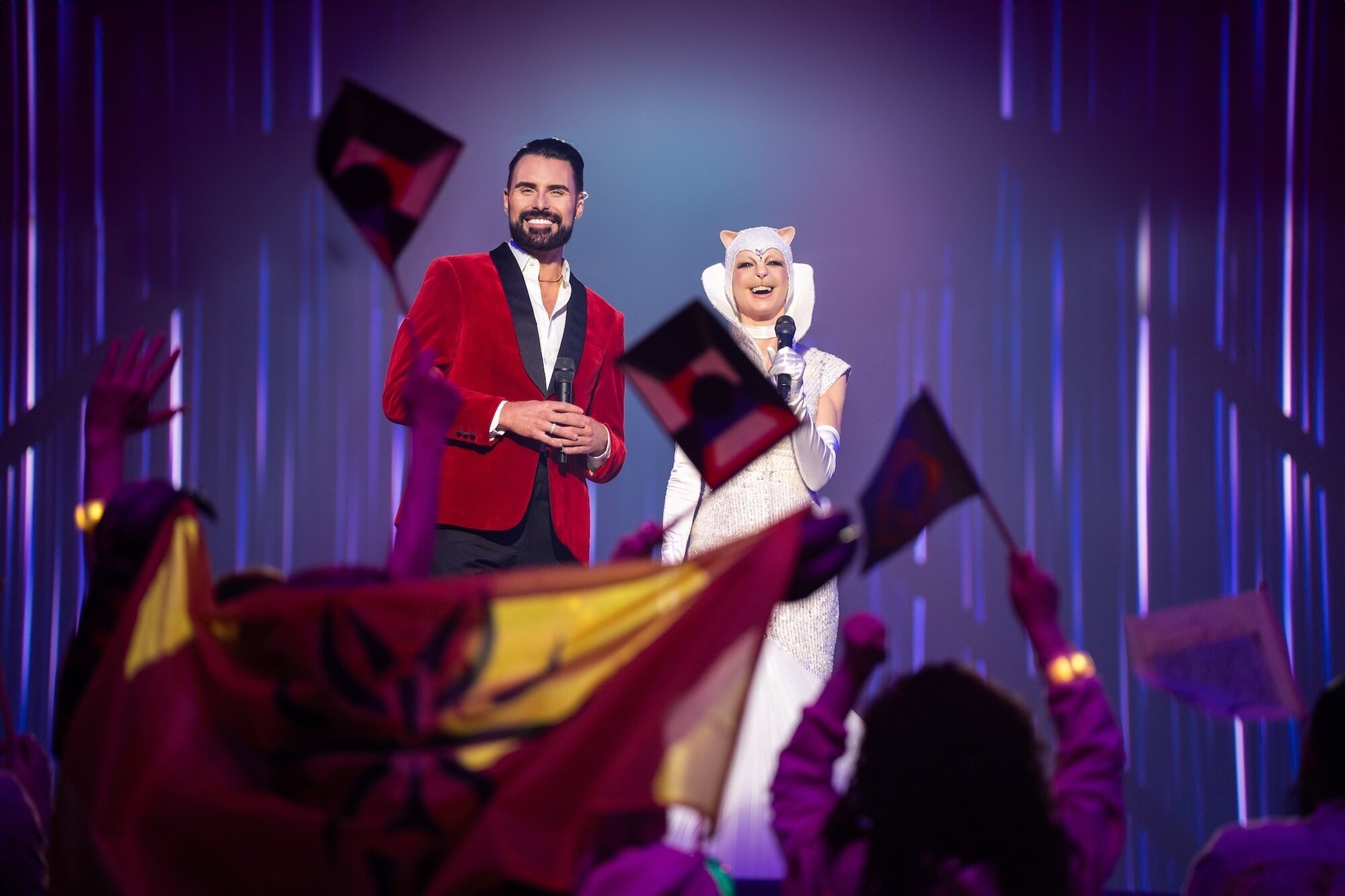 Picture Shows: Rylan Clark and Sabine (Julie Dray) James Pardon/BBC Studios/Disney/Bad Wolf