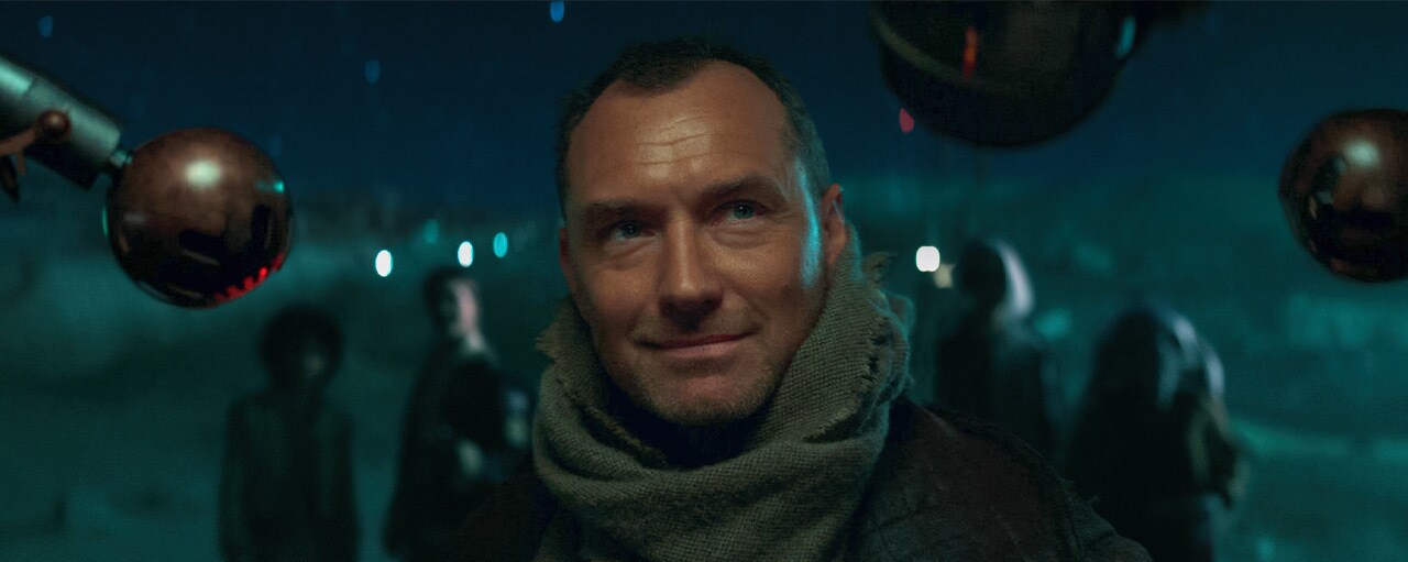 Jude Law as Jod in Star Wars: Skeleton Crew