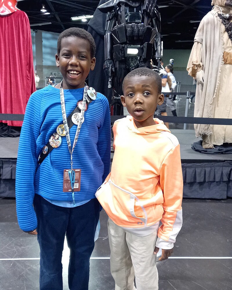 Keith and Maceo at Star Wars Celebration Anaheim 2022.
