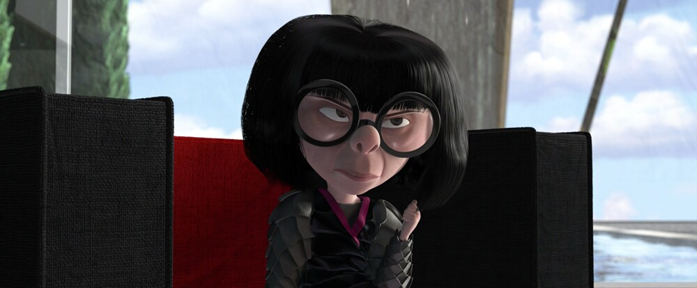 Edna E. Mode from the animated movie "The Incredibles"
