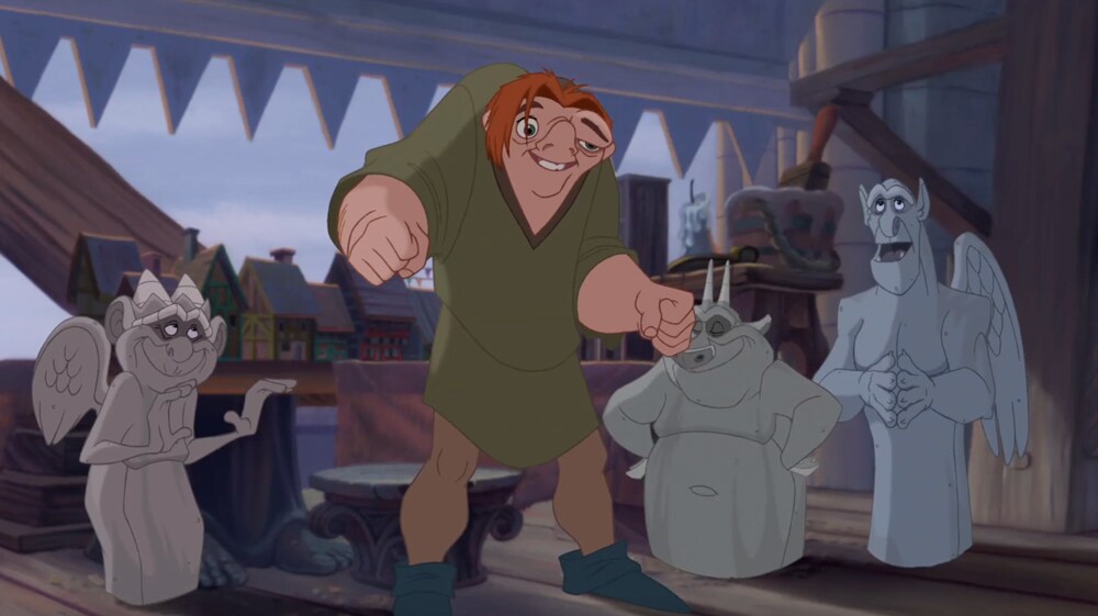 Laverne from the animated movie "The Hunchback of Notre Dame"