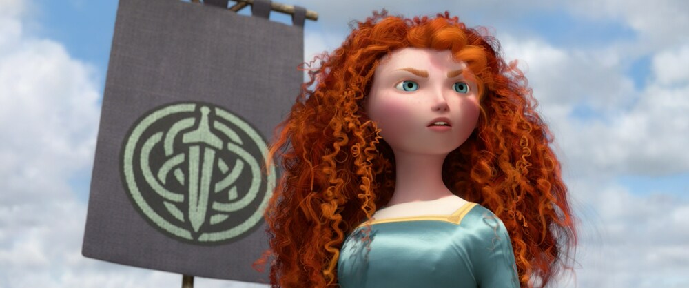 Princess Merida, from the animated movie "Brave"