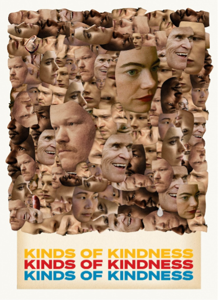 Movie poster for Kinds of Kindness | Now streaming on Disney+.