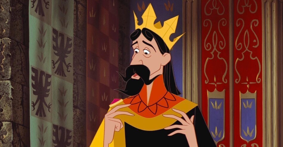 King Stefan from the animated movie "Sleeping Beauty"