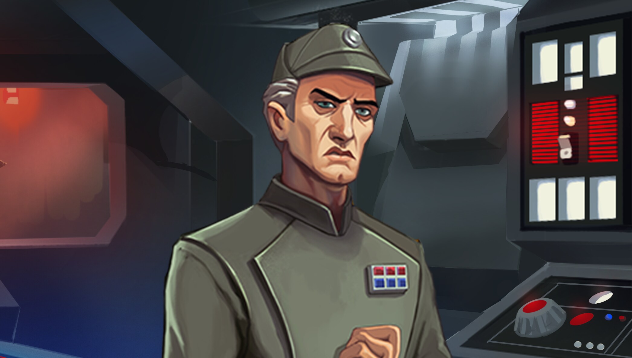 Star Wars: Imperial Captain Kosh (Star Wars: Commander) Minecraft Skin