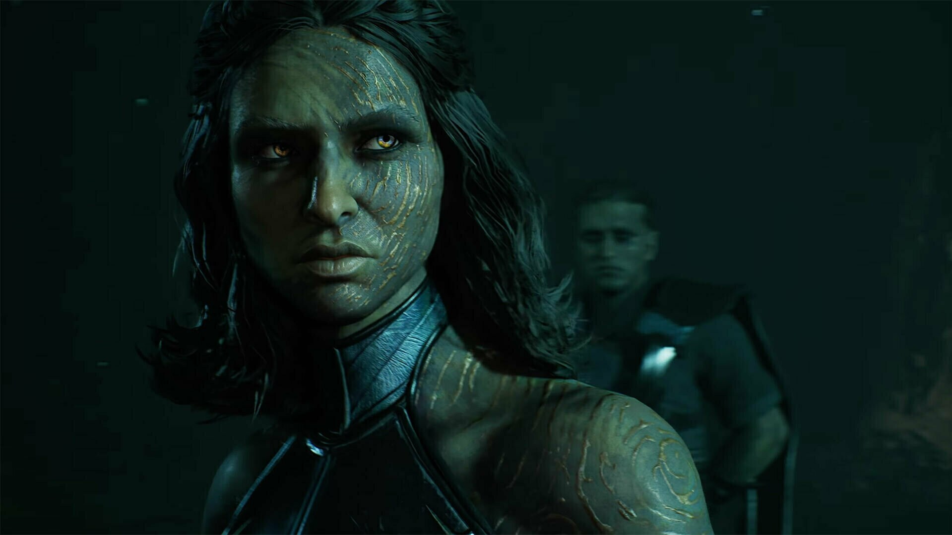 Kundri Fathom, the infected leader of the Infinite Coil, shown in official Lucasfilm portrait artwork