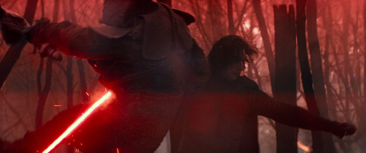 Kylo Ren on Mustafar