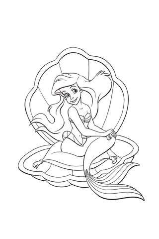 Beauty And The Beast Free Coloring Pages La Petite Sirene