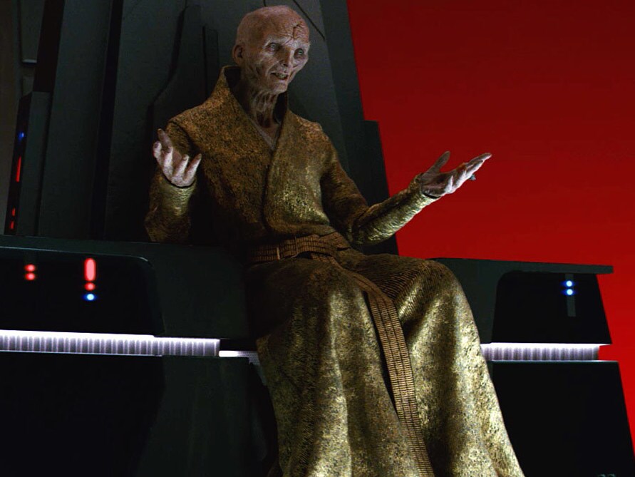 Supreme leader snoke star on sale wars