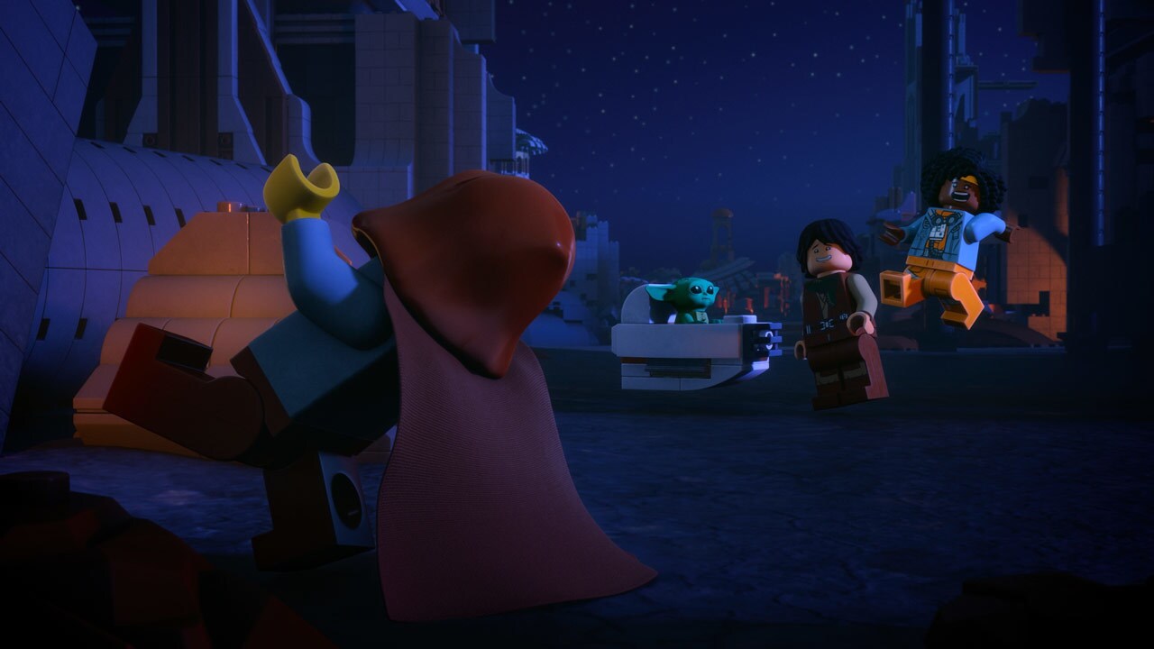 Yesi exclaims, “We found a Baby Yoda!"