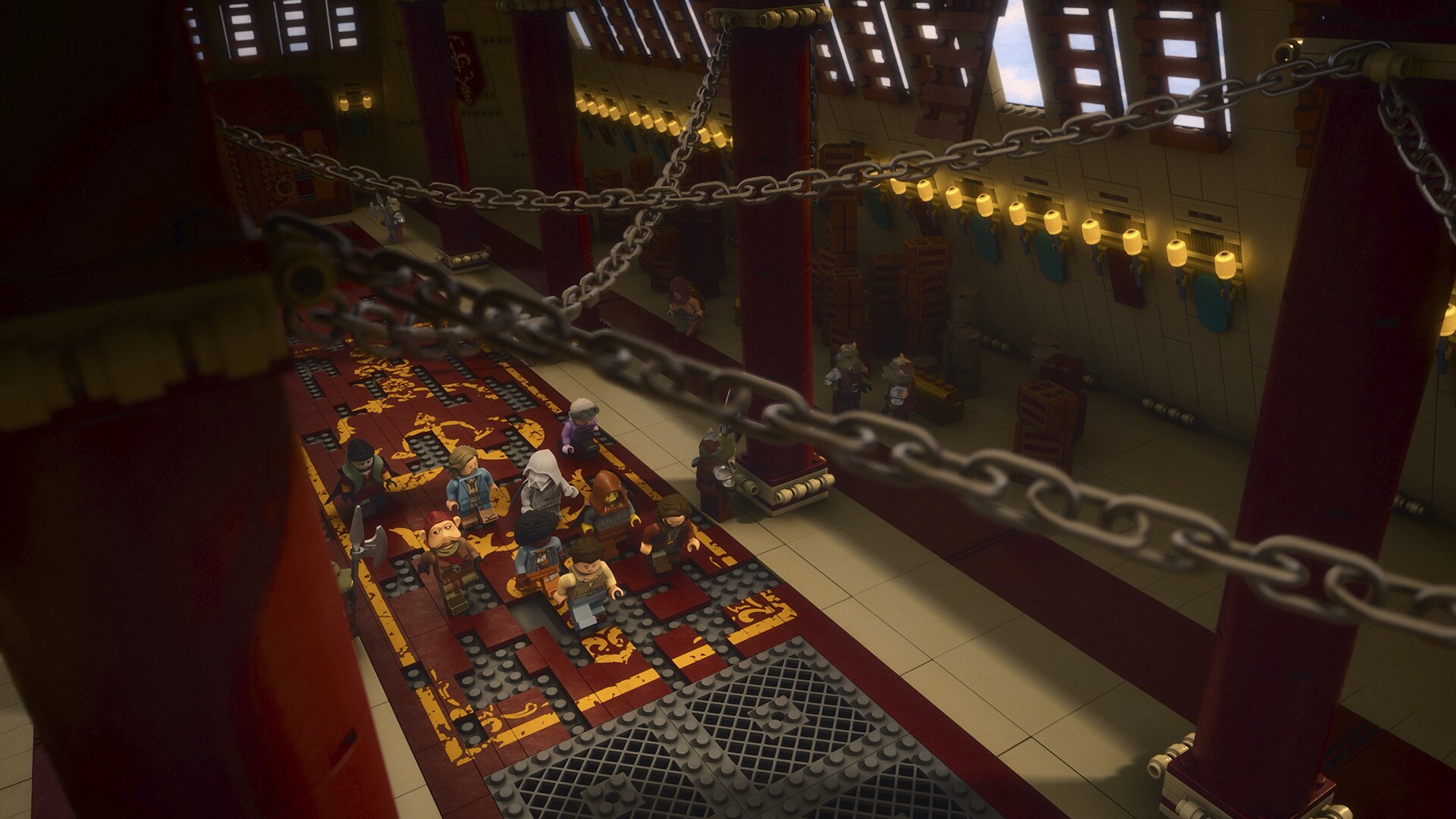 There are several pirate versions of characters seen here including Captain Phasma, Cassian Andor, Zam Wesell, and Nien Nunb, as well as Legend’s favorite Kyle Katarn.