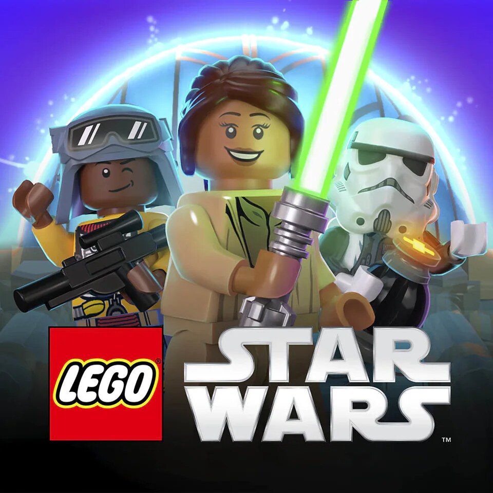 Lego Star Wars Castaway Poster with lego Star Wars Characters
