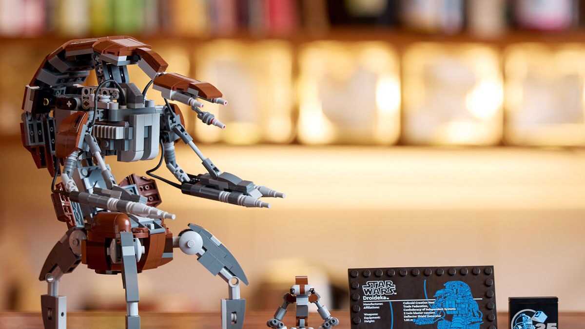 The LEGO Star Wars Droideka building set, available May 1