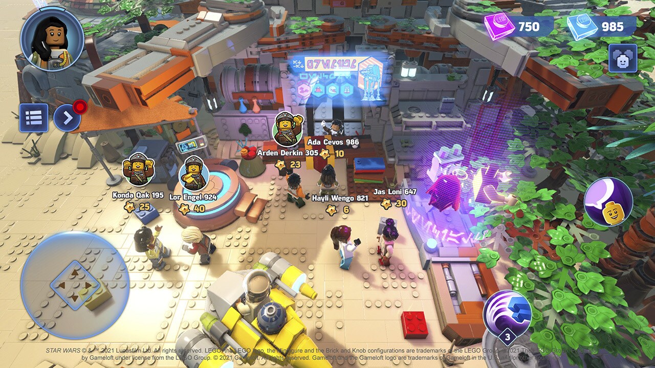 Gameplay from LEGO Star Wars: Castaways.