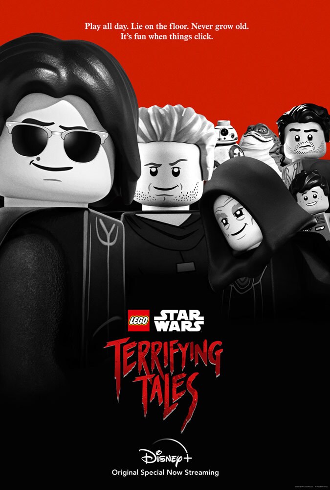 LEGO Star Wars Terrifying Tales - The Lost Boys tribute poster.