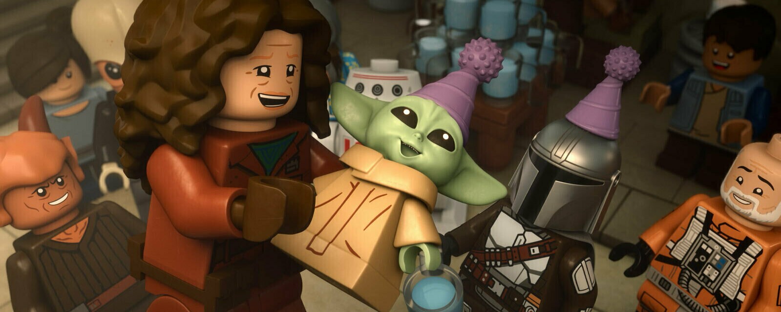 Mando and Grogu Take Flight in LEGO Star Wars: The Mandalorian Trailer