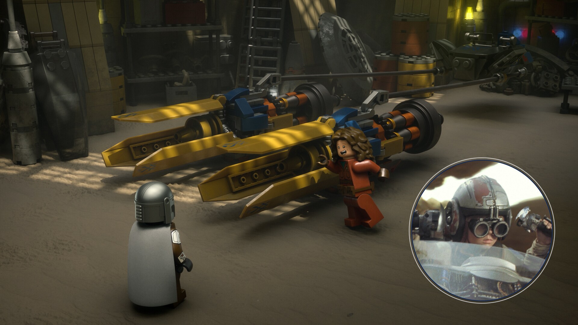 This iconic podracer belongs to Anakin Skywalker.