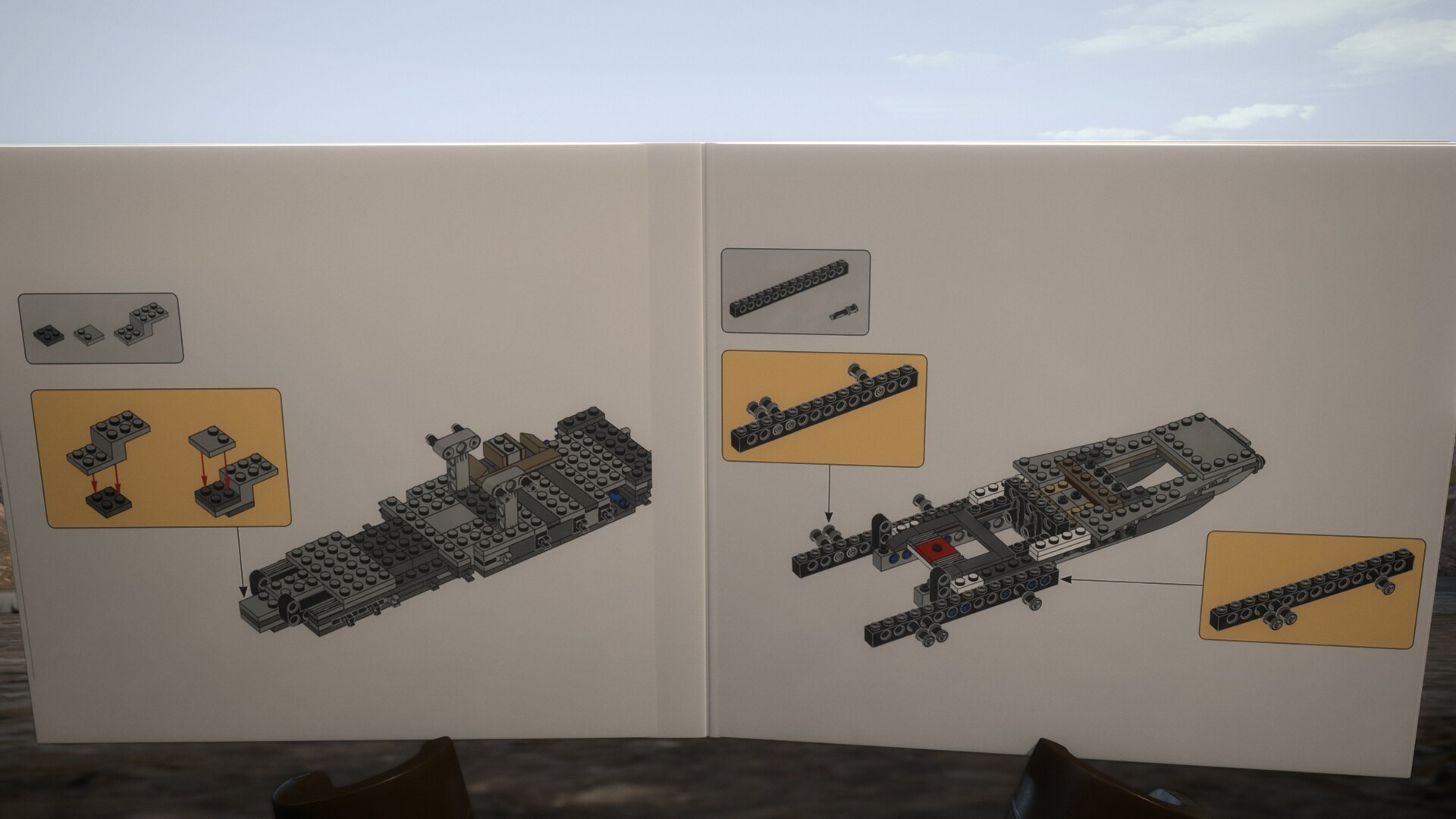 Jawas need to enlist the help of a LEGO instruction booklet.